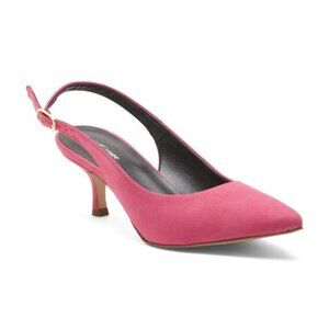 MIRROR Slingback Heeled Shoe With Pointy Toe